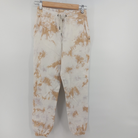 Vuori Laguna Lounge Pant 2.0 Size XXS White and Tan - Picture 5 of 8